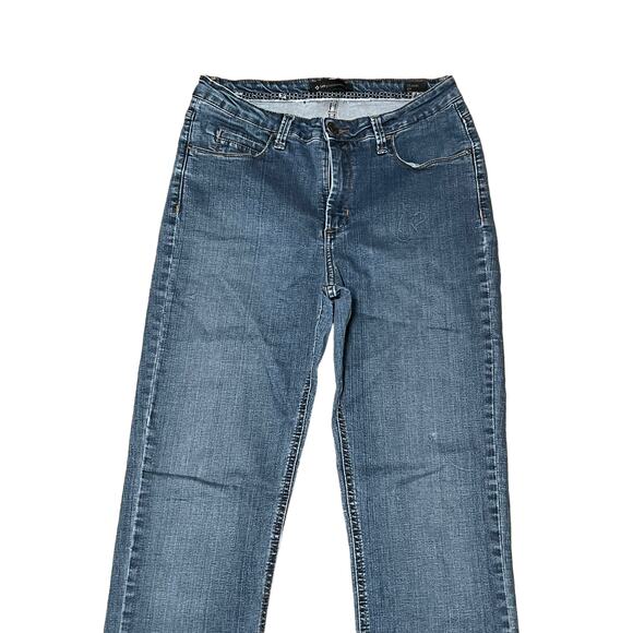 Lee Platinum Label Classic Fit Straight Leg Women SZ 6 x 30 Dark Blue Denim Jean - Picture 7 of 12